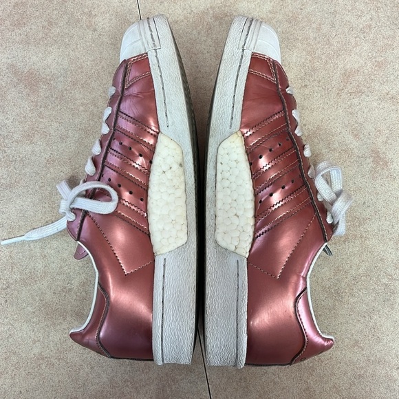 Adidas Women's Superstar Boost W - Copper Metallic & White - Picture 5 of 11